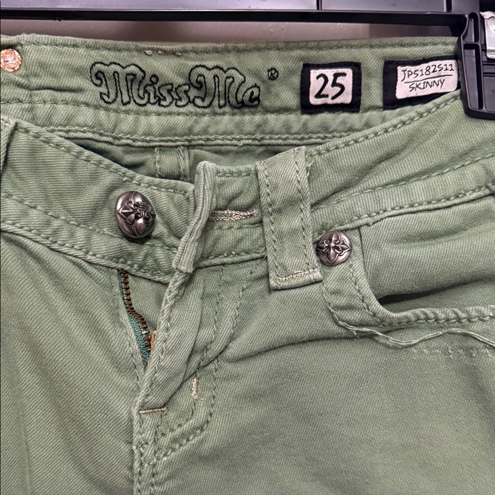 Miss Me Olive Green Jeans